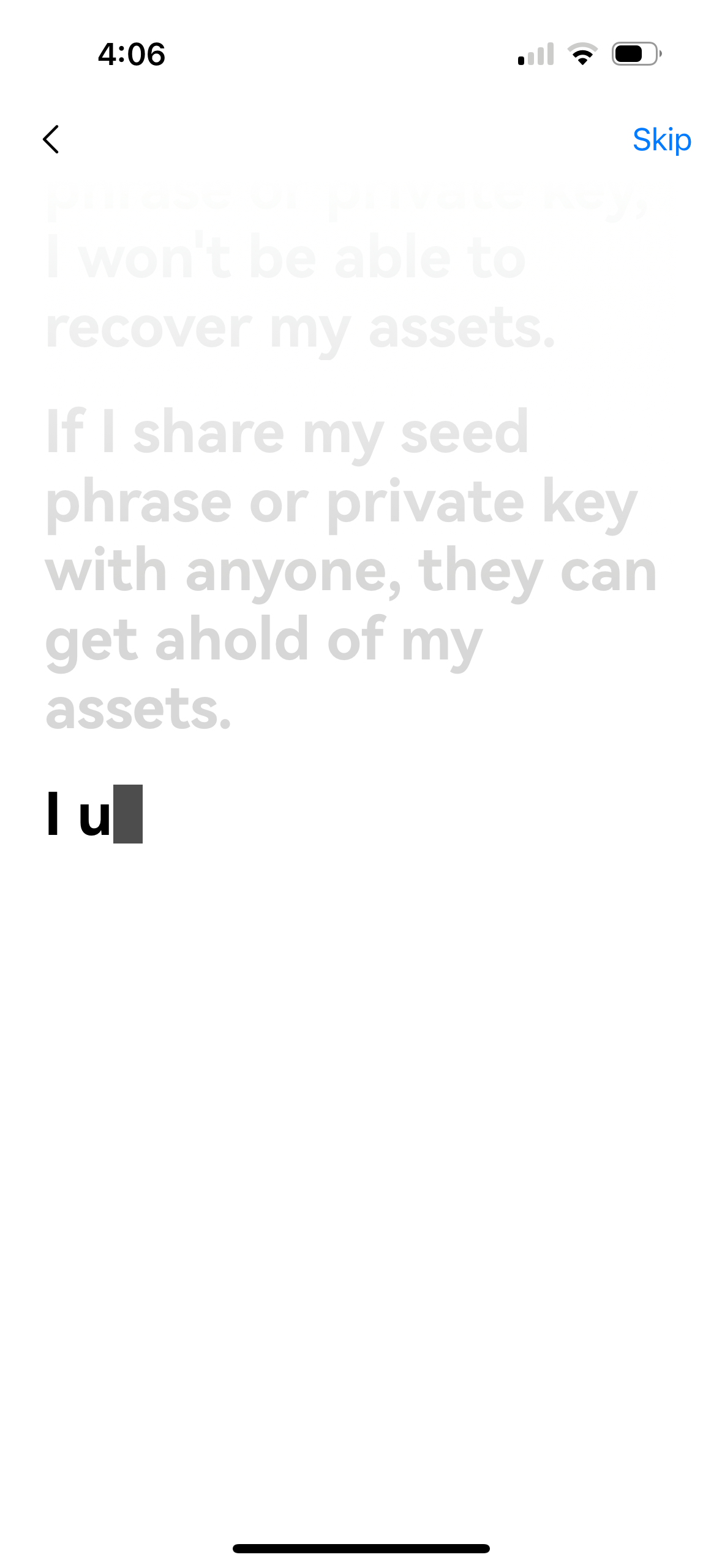 Things to remember seed phrase sharing warning