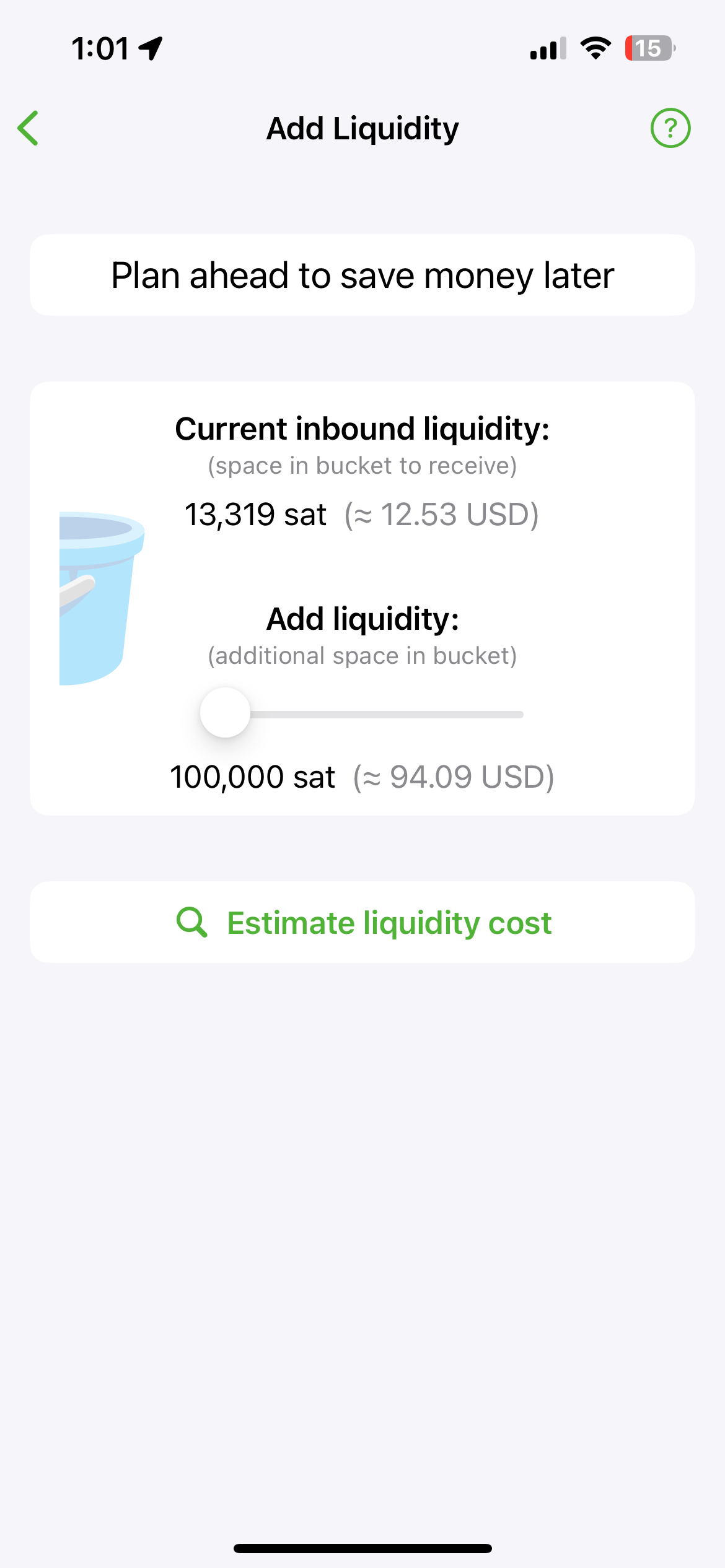 23 After tapping add liquidity
